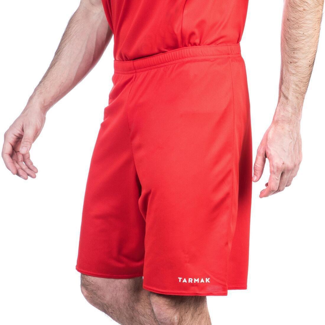 Men Basketball Shorts - SH100, Red, No Color, medium
