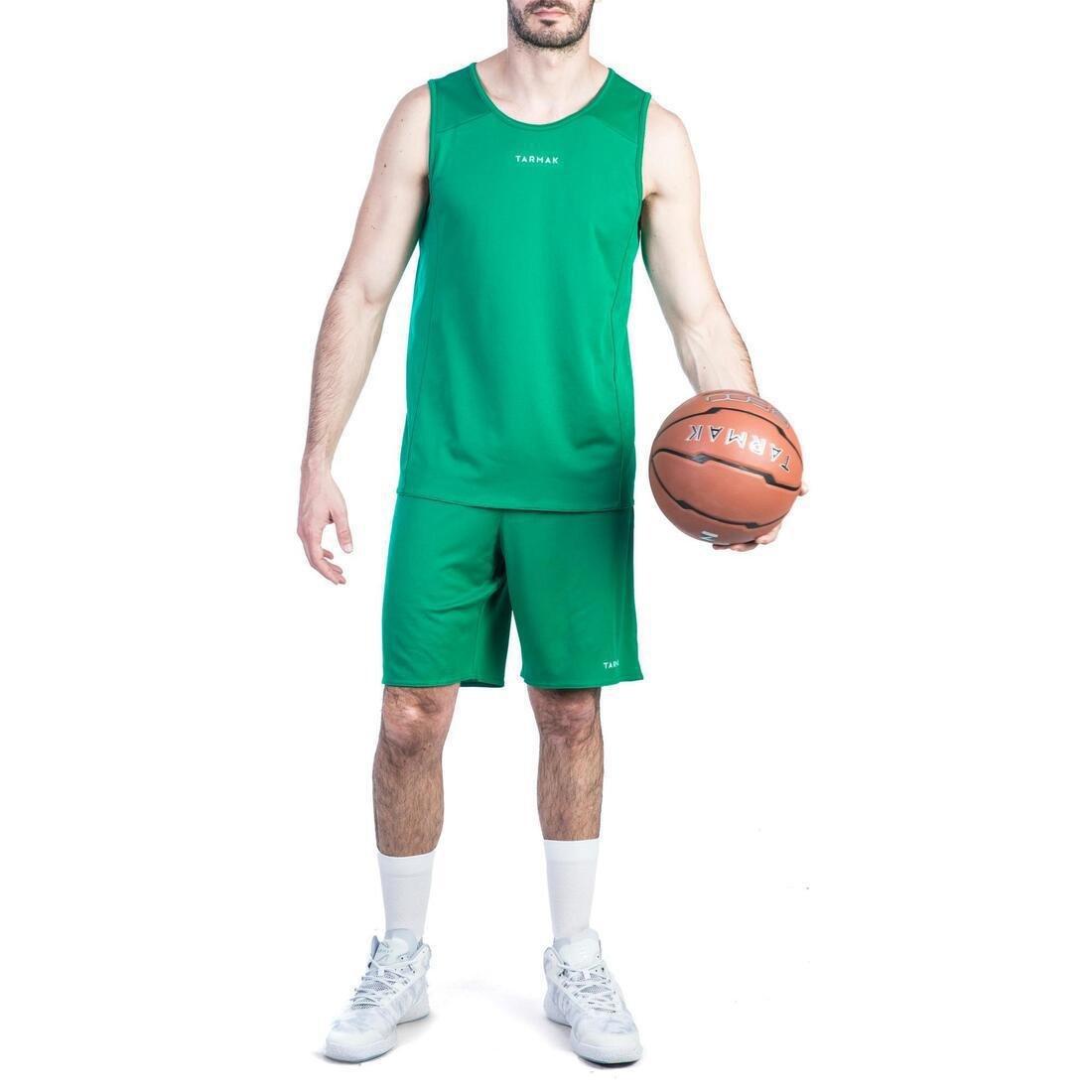 Men Basketball Shorts - SH100, Red, No Color, large image number 13