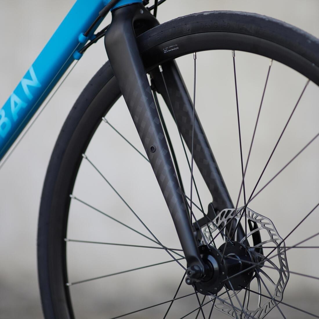 Cycle Touring Road Bike (Discbrake), Blue, No Color, large image number 9