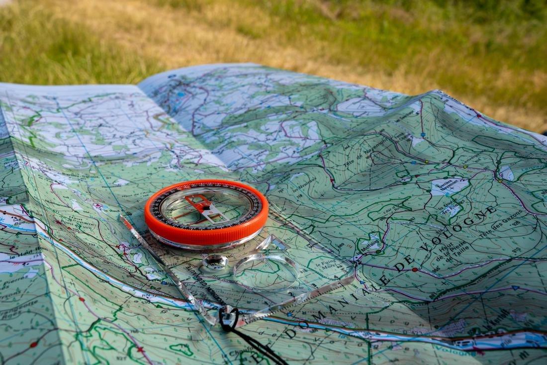 Explorer 500 Baseplate Orienteering And Hiking Compass - Orange, Blood Orange, No Color, large image number 6