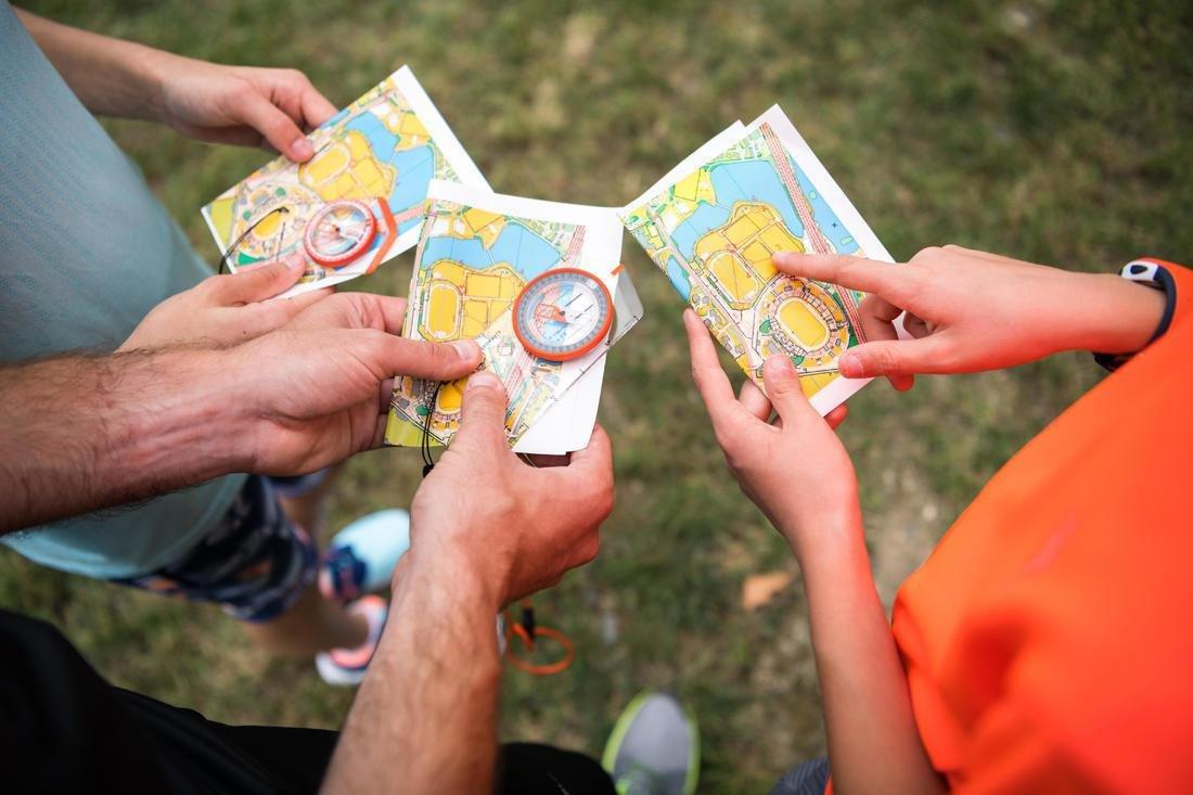 Explorer 500 Baseplate Orienteering And Hiking Compass - Orange, Blood Orange, No Color, large image number 8