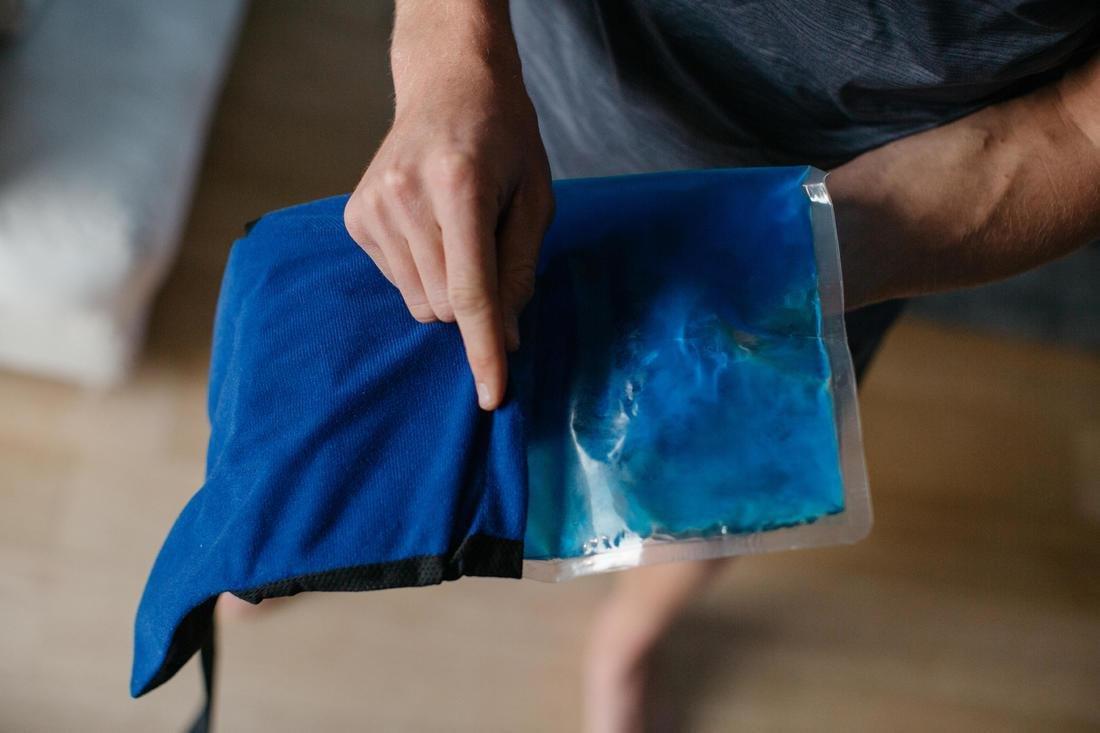 Hot/Cold Compress, Reusable Cold Pack - Size L, Blue, No Color, large image number 2