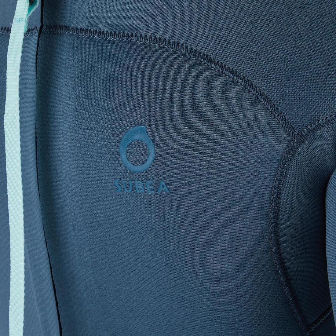 Women Diving Wetsuit - 3 Mm Neoprene - Scd 500, Blue, , large image number 10