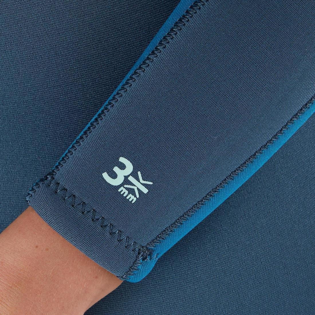 Women Diving Wetsuit - 3 Mm Neoprene - Scd 500, Blue, , large image number 11