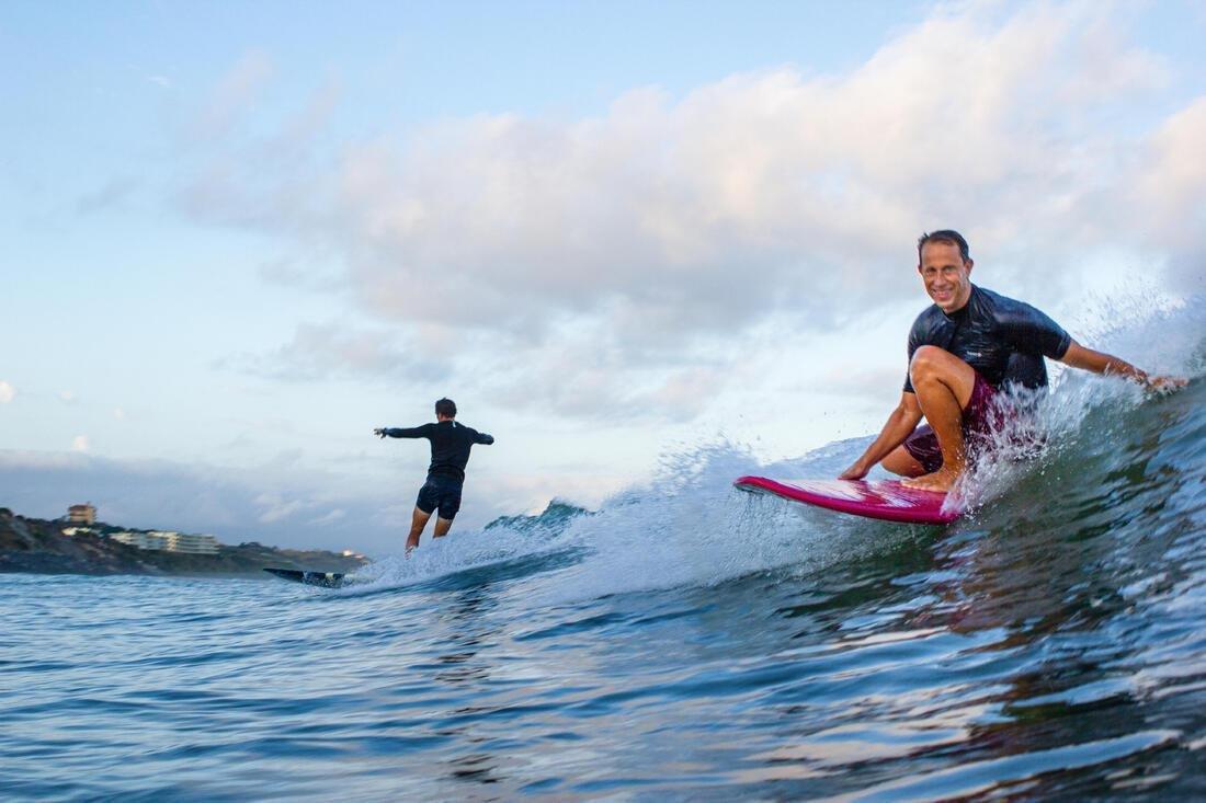 500Men's  Short-Sleeved Uv-Protection Surfing T-Shirt, Blue, , large image number 8