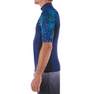 OLAIAN - 500Mens Short-Sleeved Uv-Protection Surfing T-Shirt, Galaxy Blue