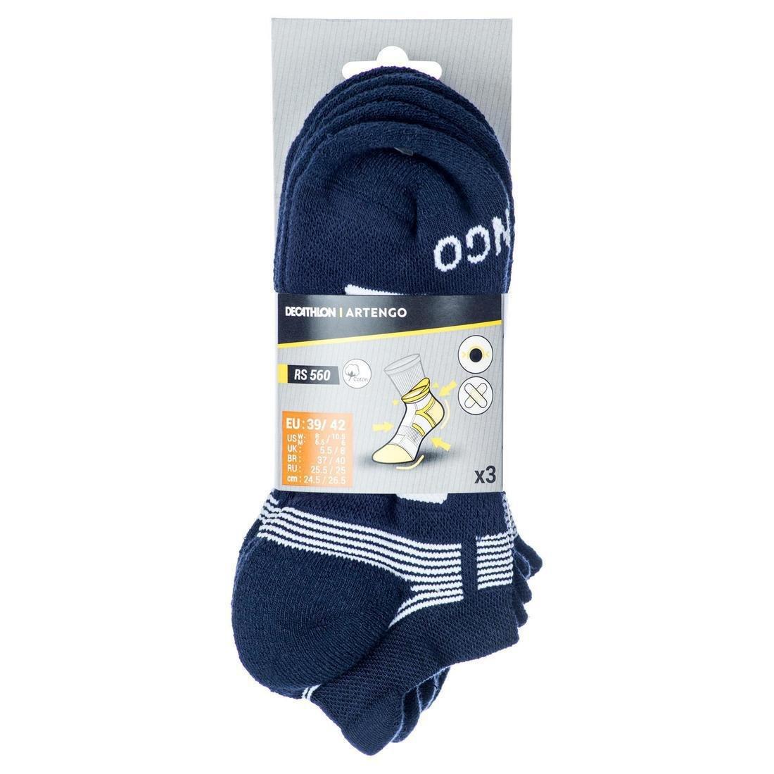 Low Sports Socks - Tri-Pack RS560, Navy, No Color, large image number 9