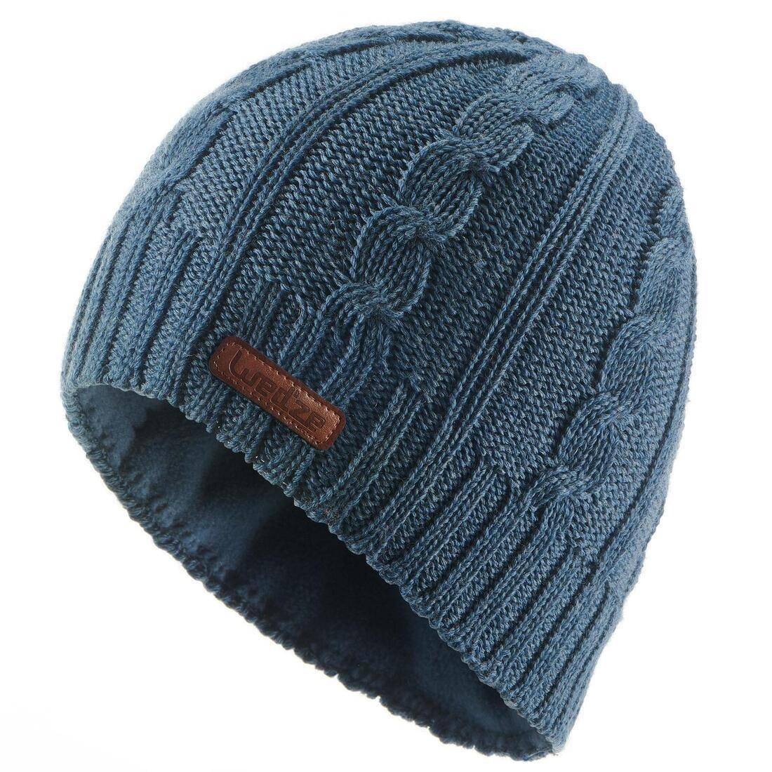 Cable Stitch Adult Ski Hat Plum, Blue Grey, , large image number 3