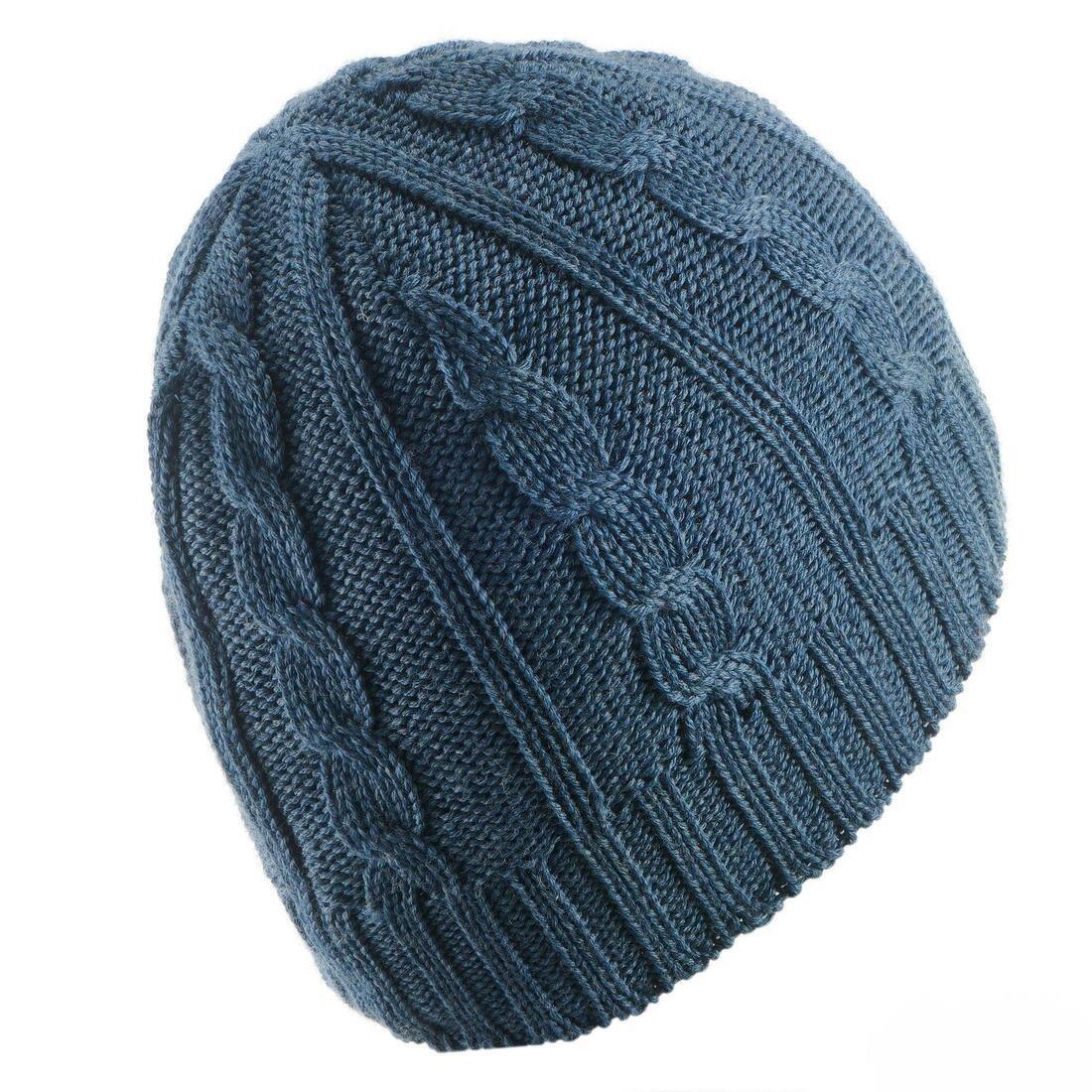 Cable Stitch Adult Ski Hat Plum, Blue Grey, , large image number 5