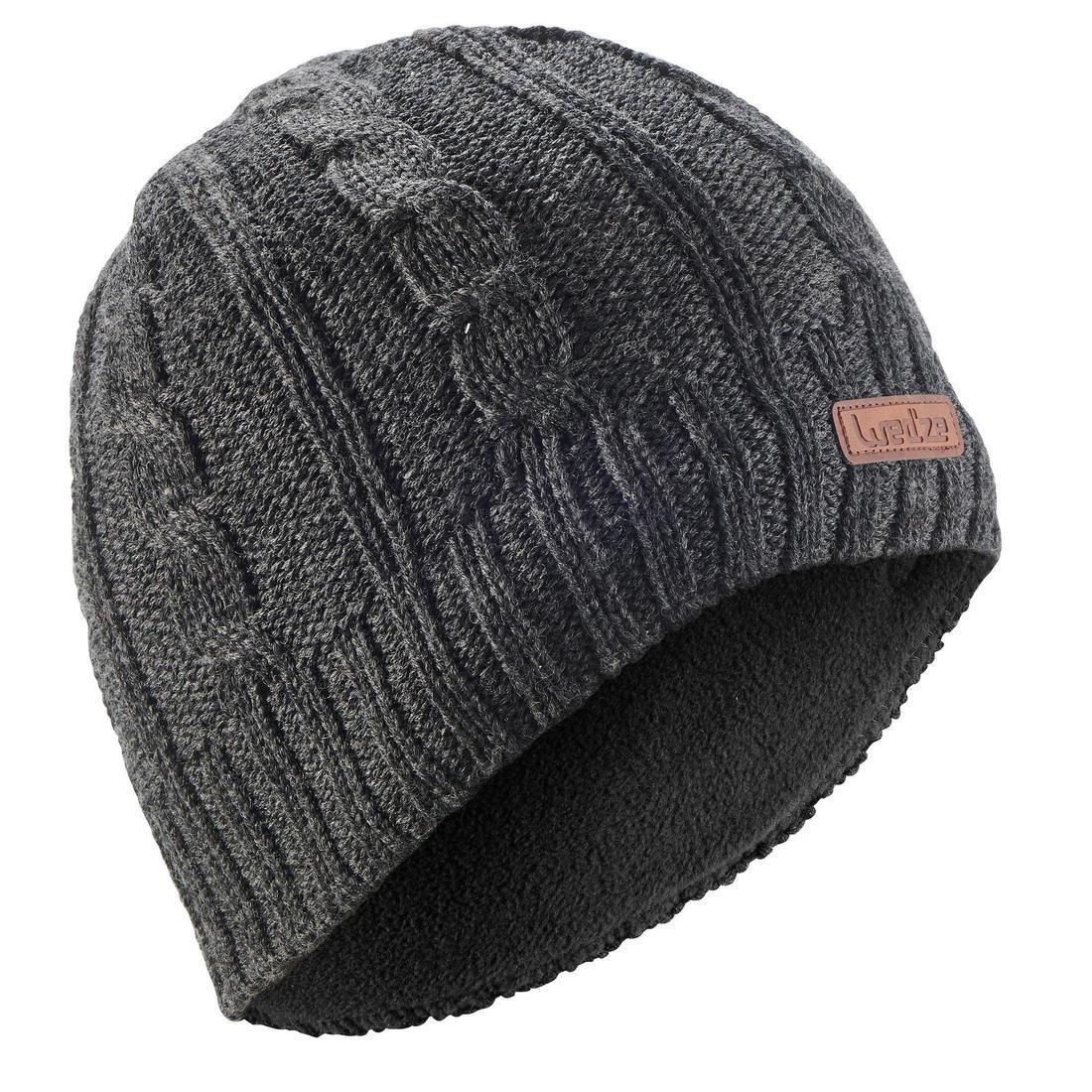 Cable Stitch Adult Ski Hat Plum, Blue Grey, , large image number 7