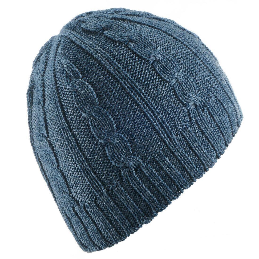 Cable Stitch Adult Ski Hat Plum, Blue Grey, , large image number 9