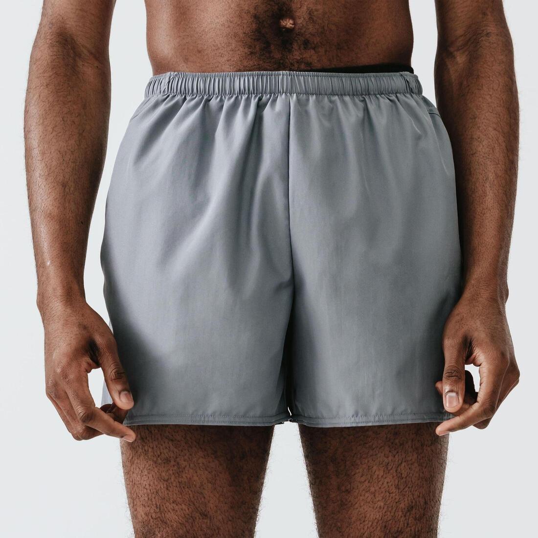 Run DryMen's  Running Shorts, Pebble Grey, , large image number 2