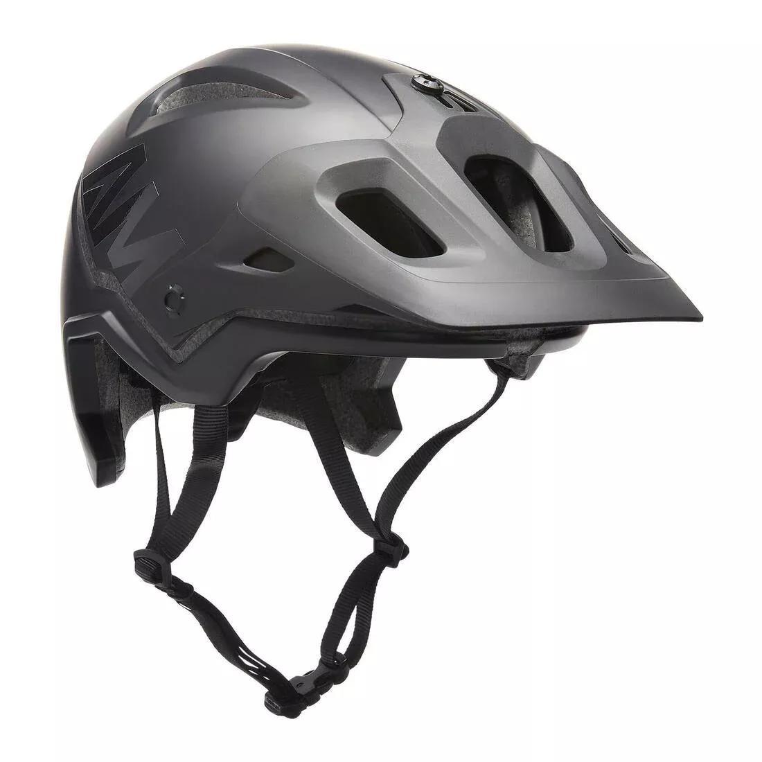 All-Mountain Biking Helmet, Black, No Color, large image number 0