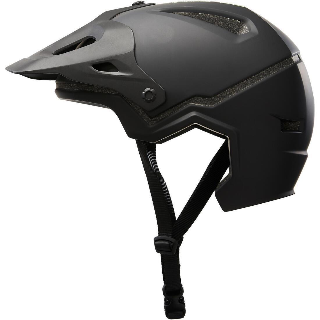All-Mountain Biking Helmet, Black, No Color, large image number 2