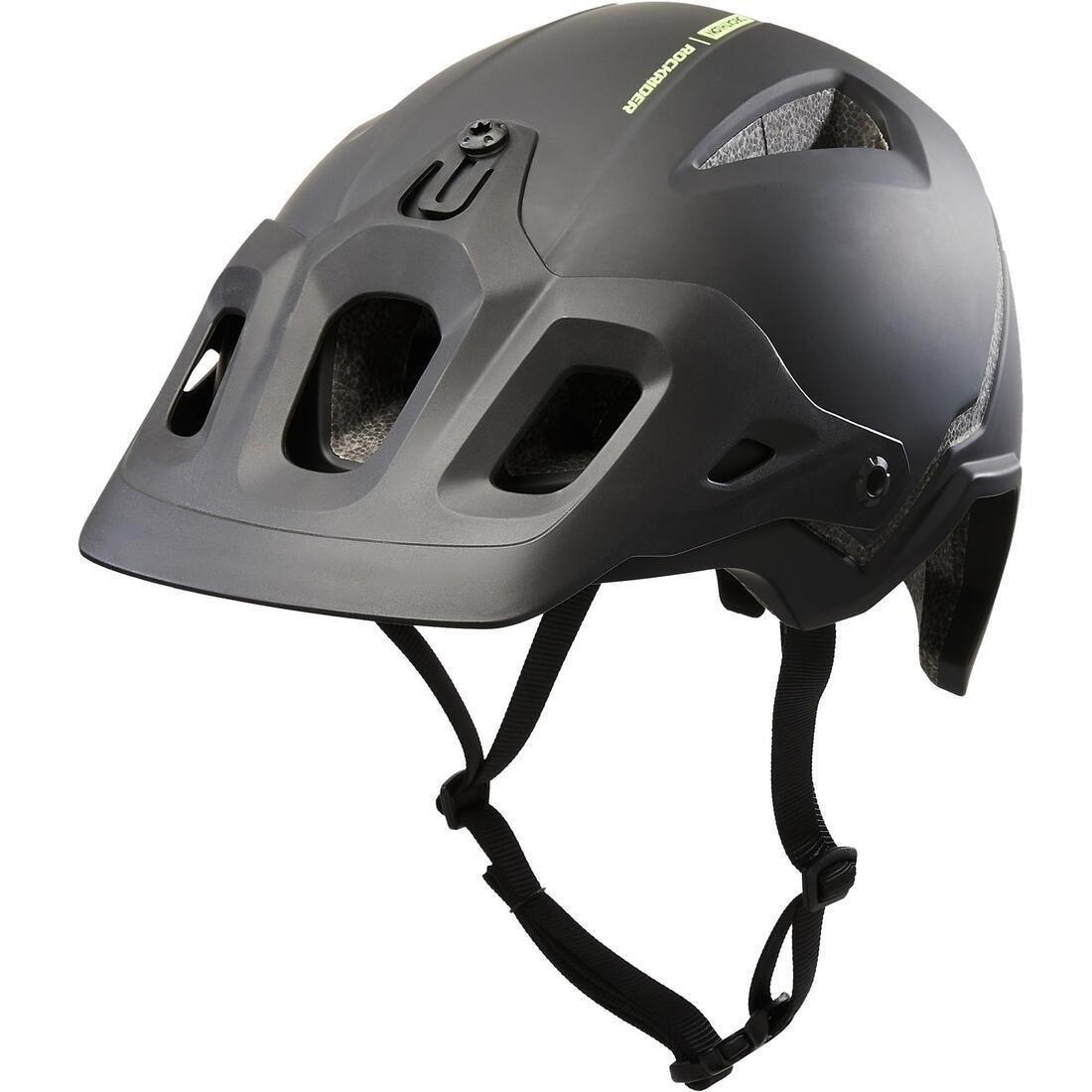 All-Mountain Biking Helmet, Black, No Color, large image number 3