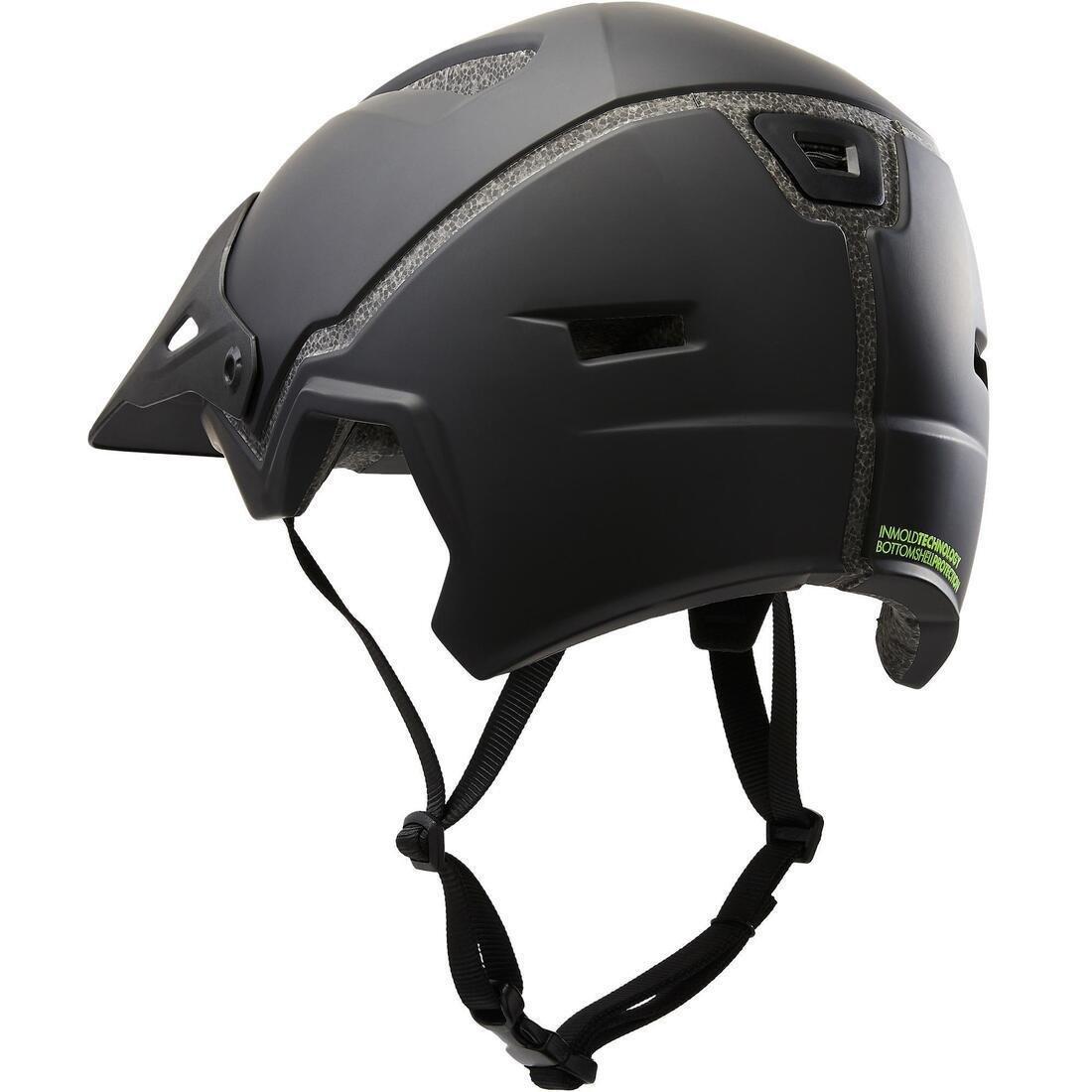 All-Mountain Biking Helmet, Black, No Color, large image number 4