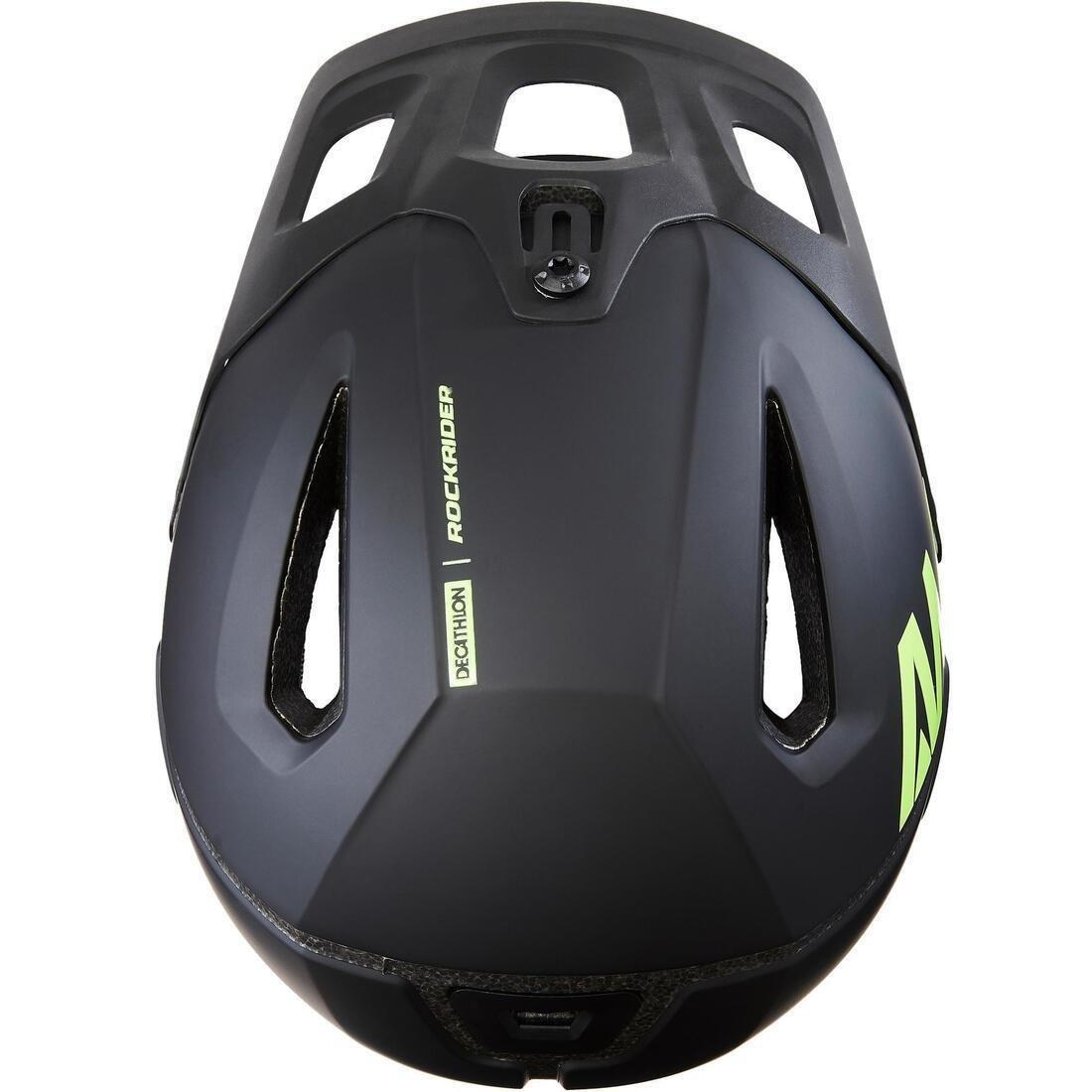 All-Mountain Biking Helmet, Black, No Color, large image number 5