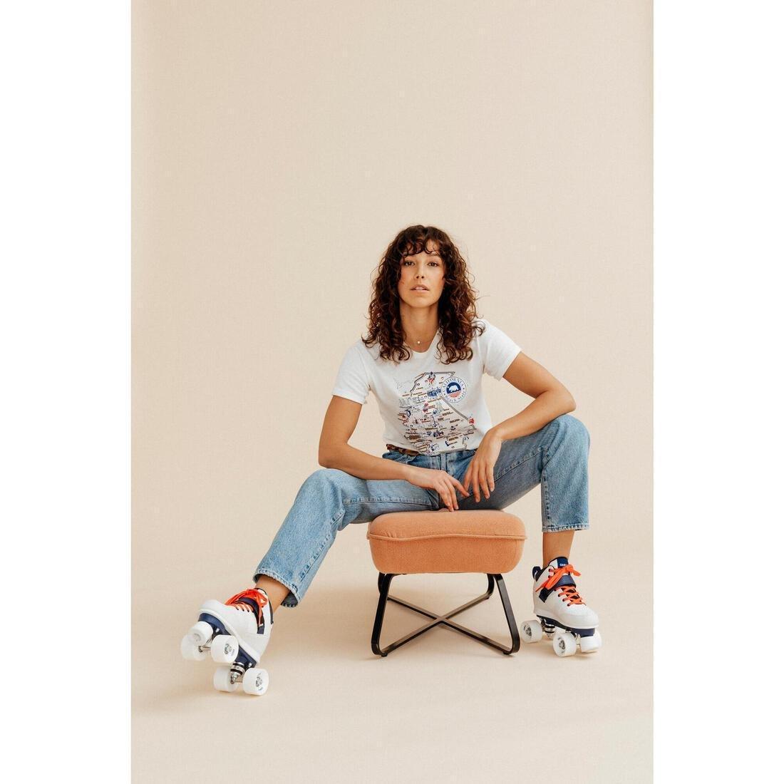 Qad 100 Adlt Roller Skates, Black, No Color, large image number 3