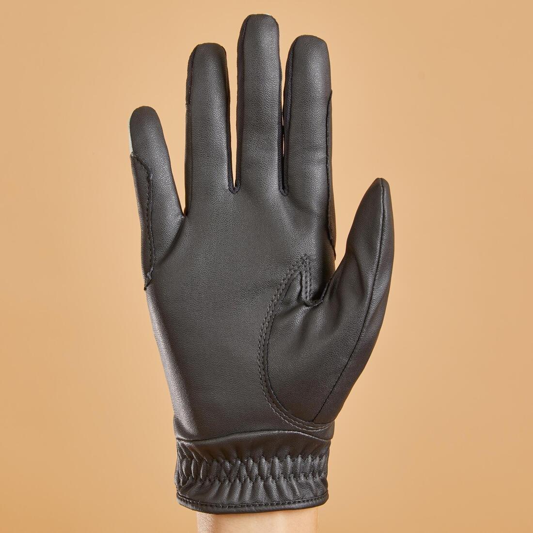 TURQUIN BLUE 560 Kids' Horse Riding Gloves, , large image number 5
