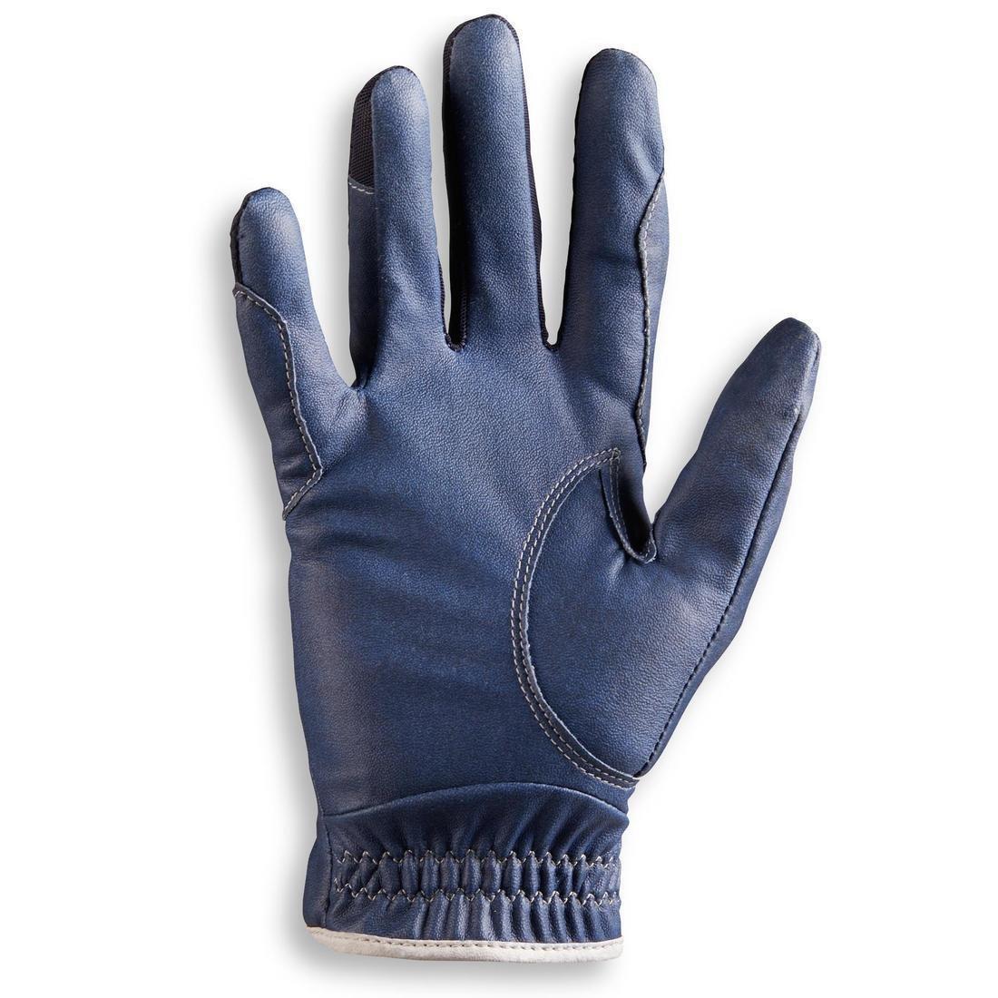 TURQUIN BLUE 560 Kids' Horse Riding Gloves, , large image number 9