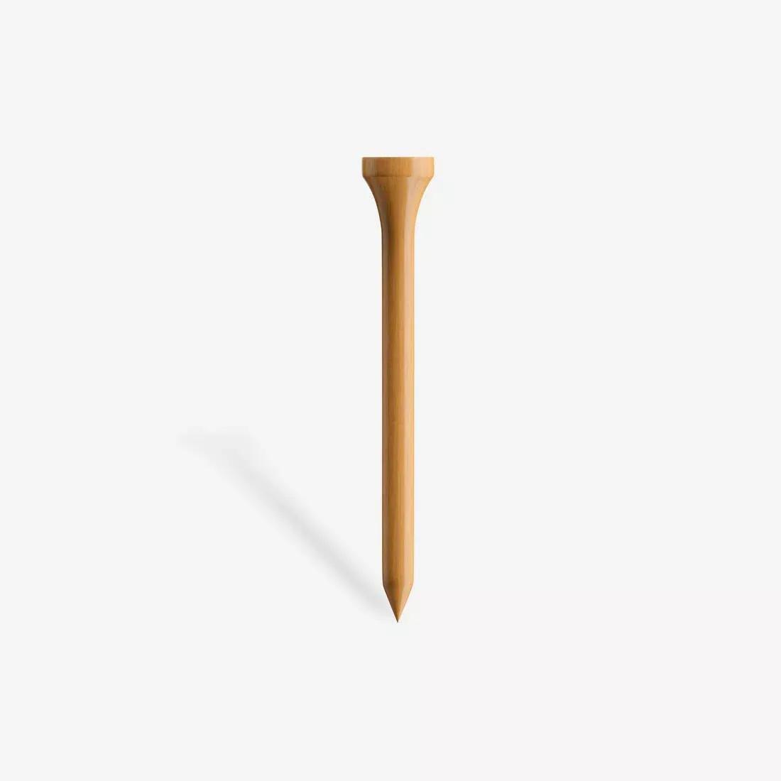 DEFAULT Golf Tees x25 Bamboo 70 mm - INESIS, No Color, large image number 0