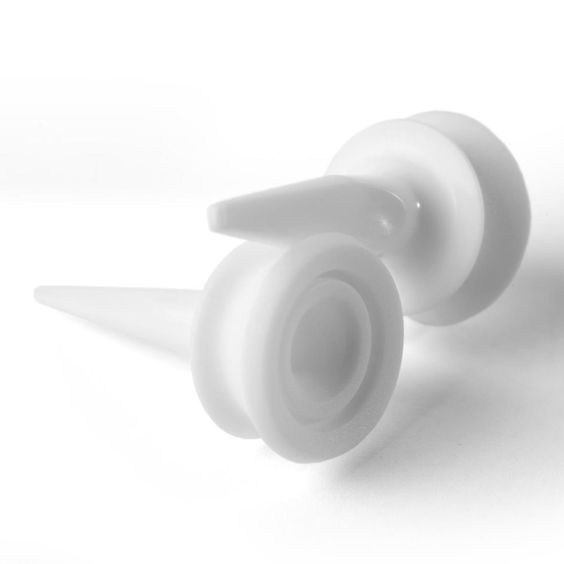 Golf Plastic Step Tees X10 6Mm - Inesis 100, White, No Color, large image number 0