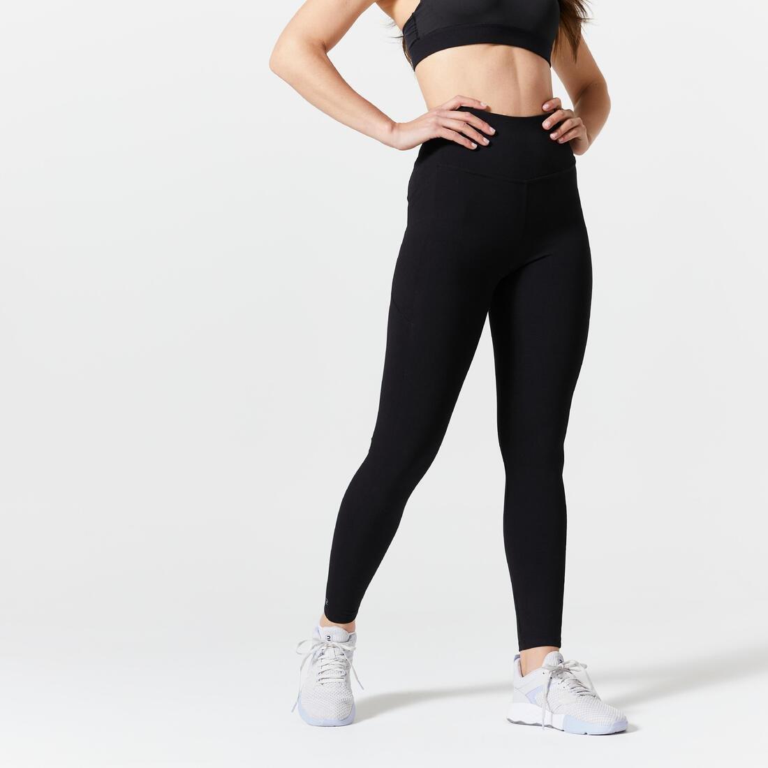 Warm Slim-FitFitness Jogging Bottoms With Zippe Pockets, Black, No Color, medium