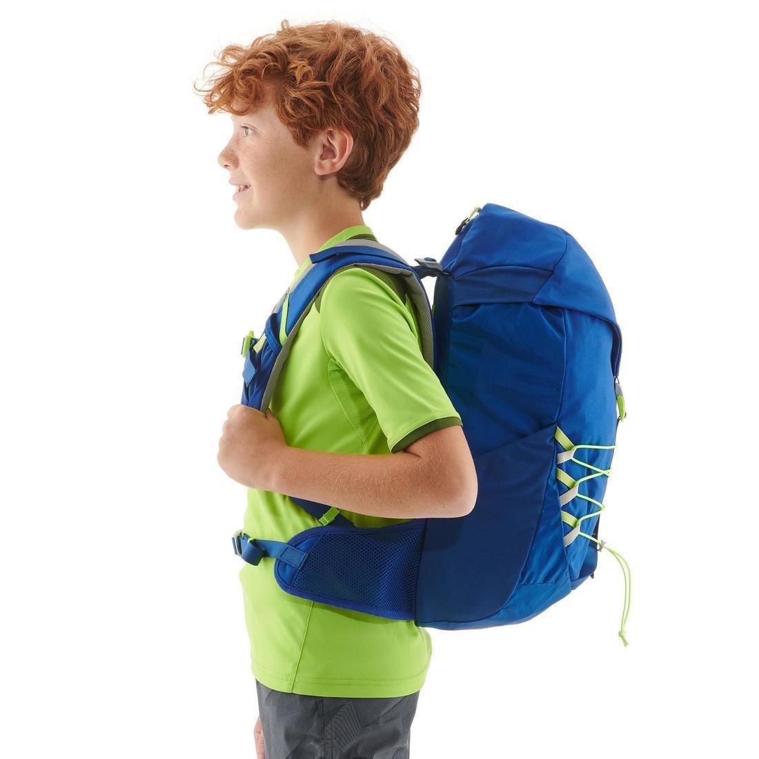Kids' Hiking Backpack Mh500, Deep Blue, No Color, large image number 13