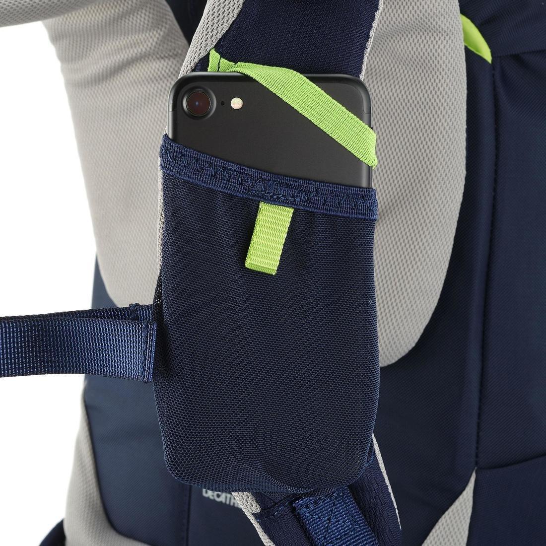 Children's Hiking Backpack MH500, Navy, No Color, large image number 13