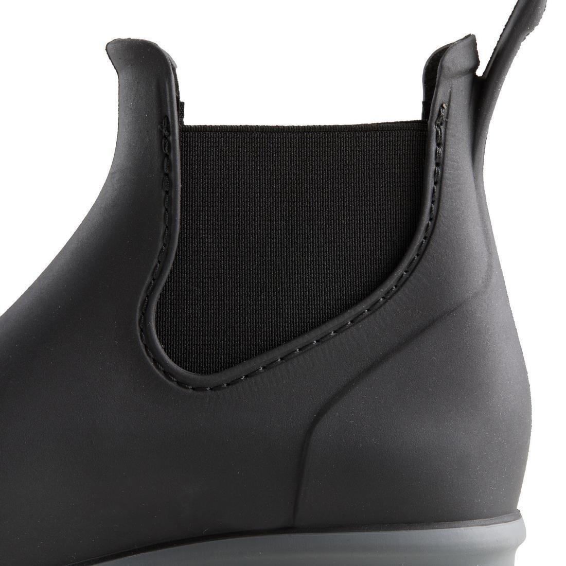 Kids' Horse Riding Boots 100, Black, No Color, large image number 6