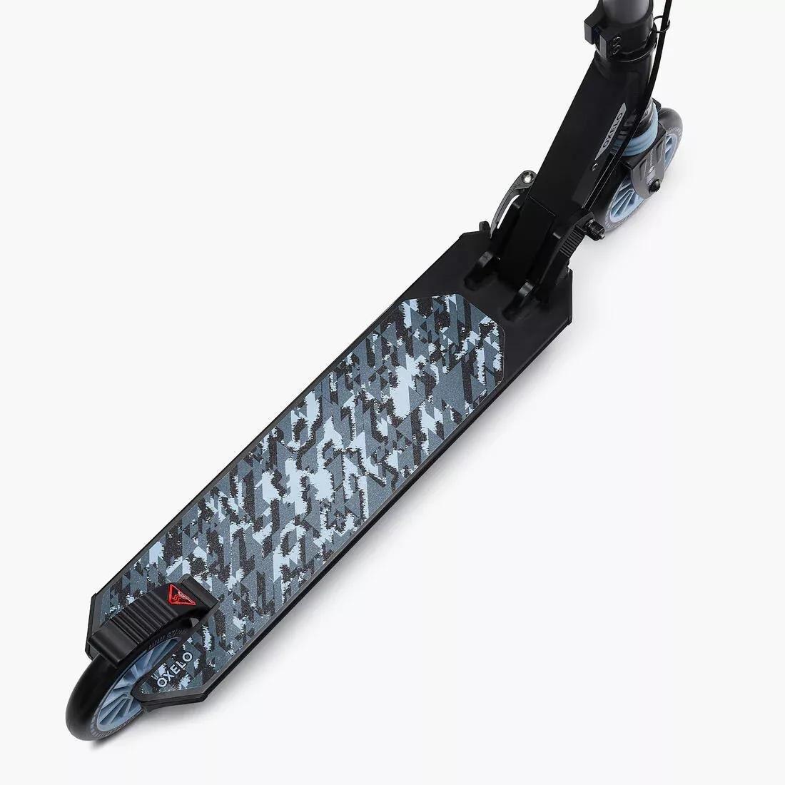 MID5 Kids' Scooter with Handlebar Brake and Suspension, Tribal Graphic, Blue, No Color, large image number 14
