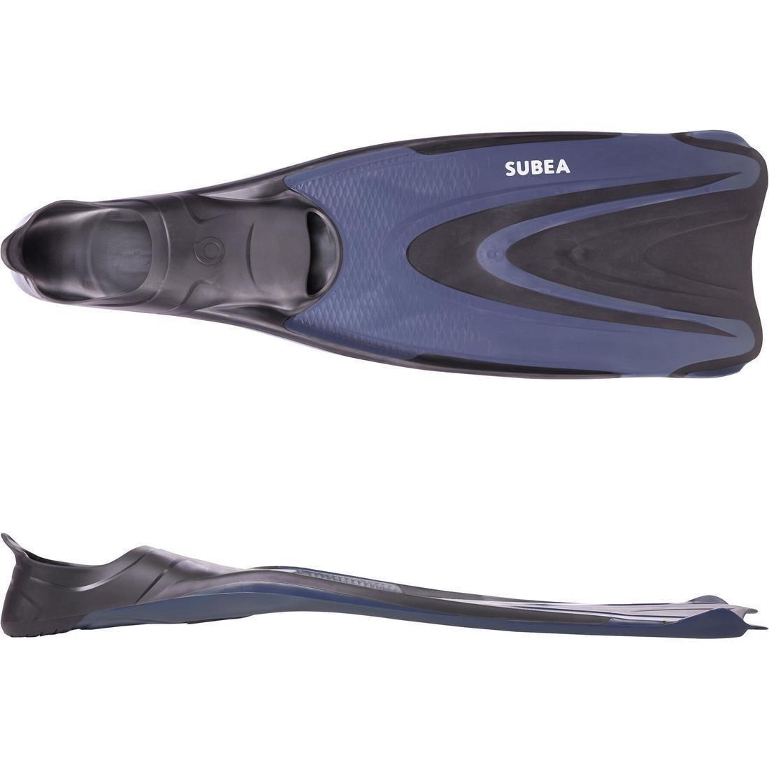 Scd 500 Scuba Diving Fins, Deep Navy Blue, No Color, medium