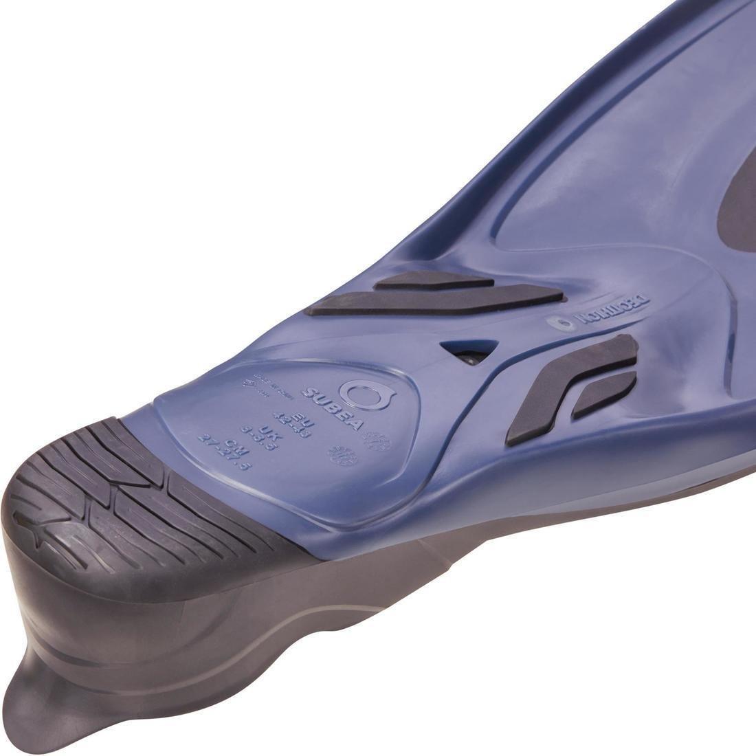 Scd 500 Scuba Diving Fins, Deep Navy Blue, No Color, medium