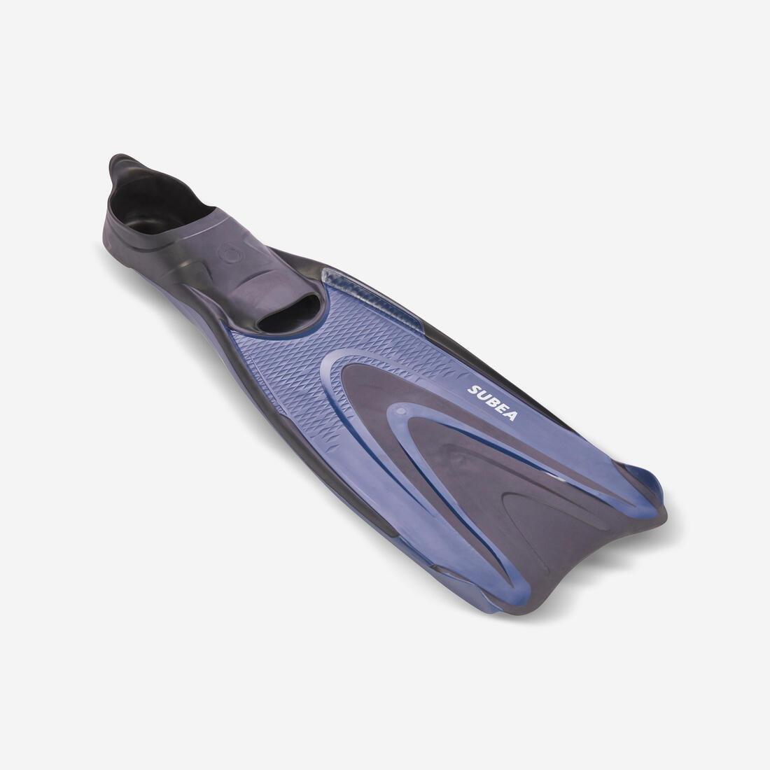Scd 500 Scuba Diving Fins, Deep Navy Blue, No Color, large image number 11