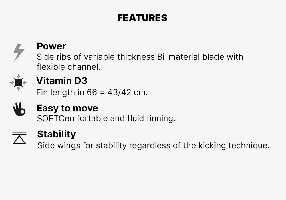 Scd 500 Scuba Diving Fins, Deep Navy Blue, No Color, medium