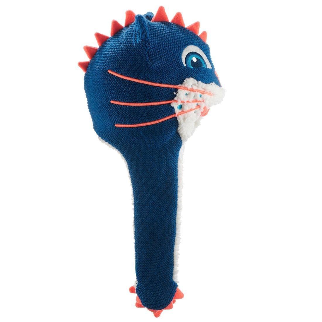 Kids Monstercat Skiing Peruvian Hat, Blue, No Color, large image number 1