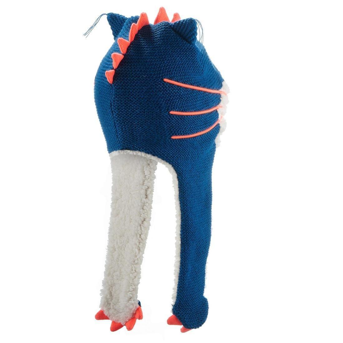 Kids Monstercat Skiing Peruvian Hat, Blue, No Color, large image number 11