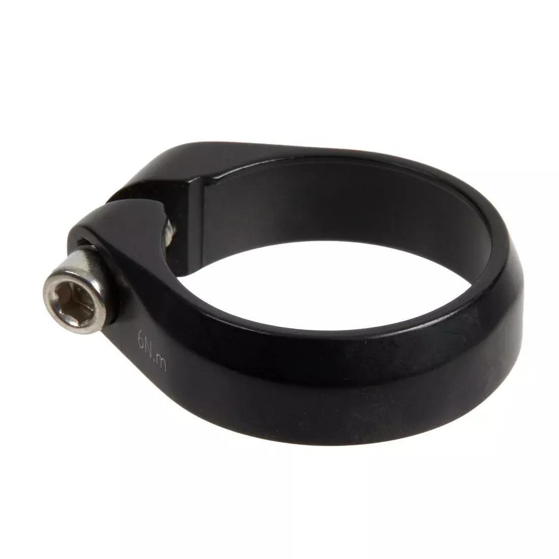 34.9 mm Screw-On Seat Clamp, Black, No Color, medium