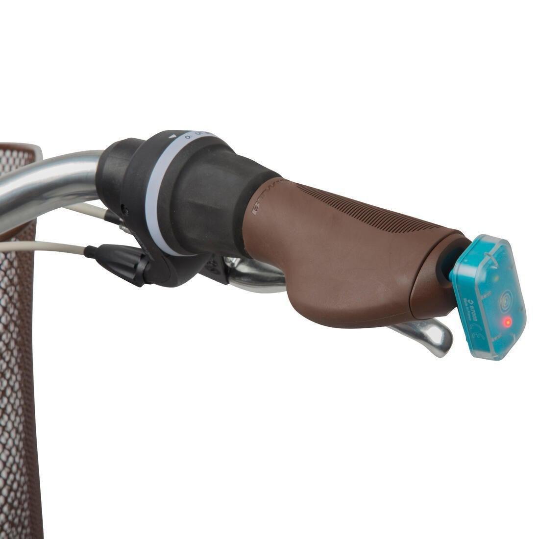 Handlebar Grips Ergonomic City 500, Brown, No Color, large image number 1