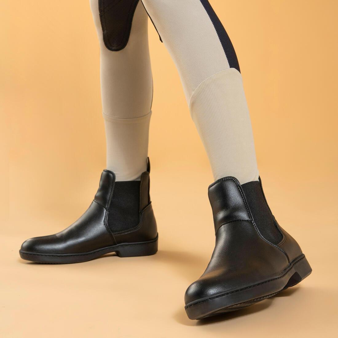 Kids Unisex Horse Riding Mesh Jodhpurs/Navy, Linen, , large image number 5
