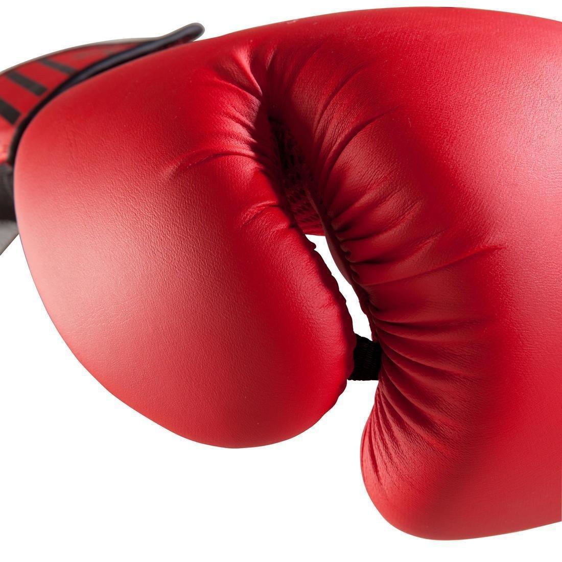 Kids' Boxing Bag Gloves Set, Red, No Color, large image number 3