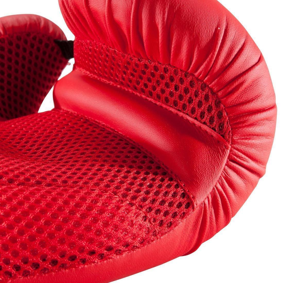 Kids' Boxing Bag Gloves Set, Red, No Color, large image number 5