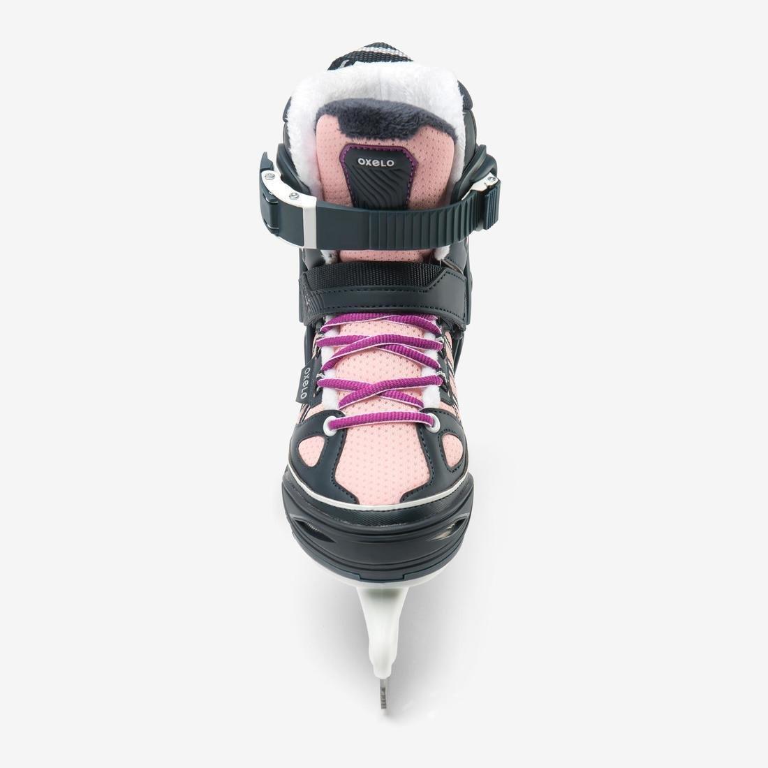 Kids Ice Skates Fit - 500, Pink, No Color, large image number 3