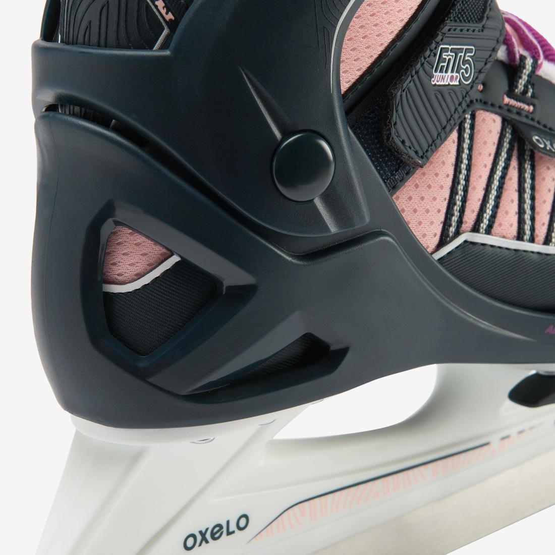 Kids Ice Skates Fit - 500, Pink, No Color, large image number 6