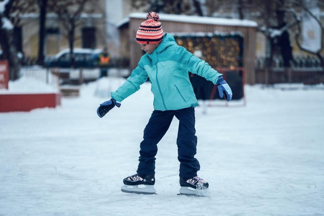 OXELO - Kids Ice Skates Fit - 500, Pink