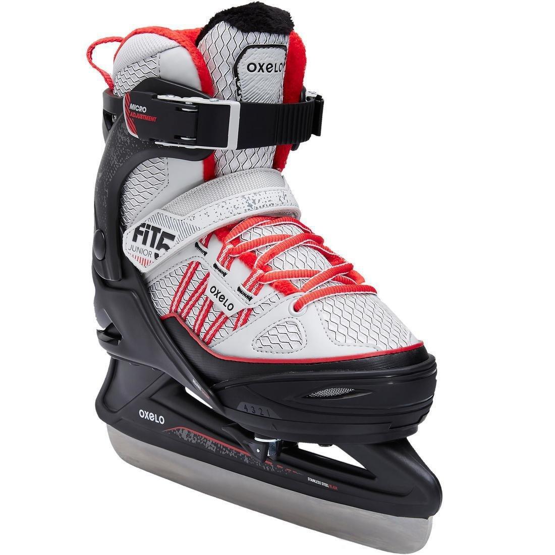 Kids Ice Skates Fit - 500, Pink, No Color, large image number 11