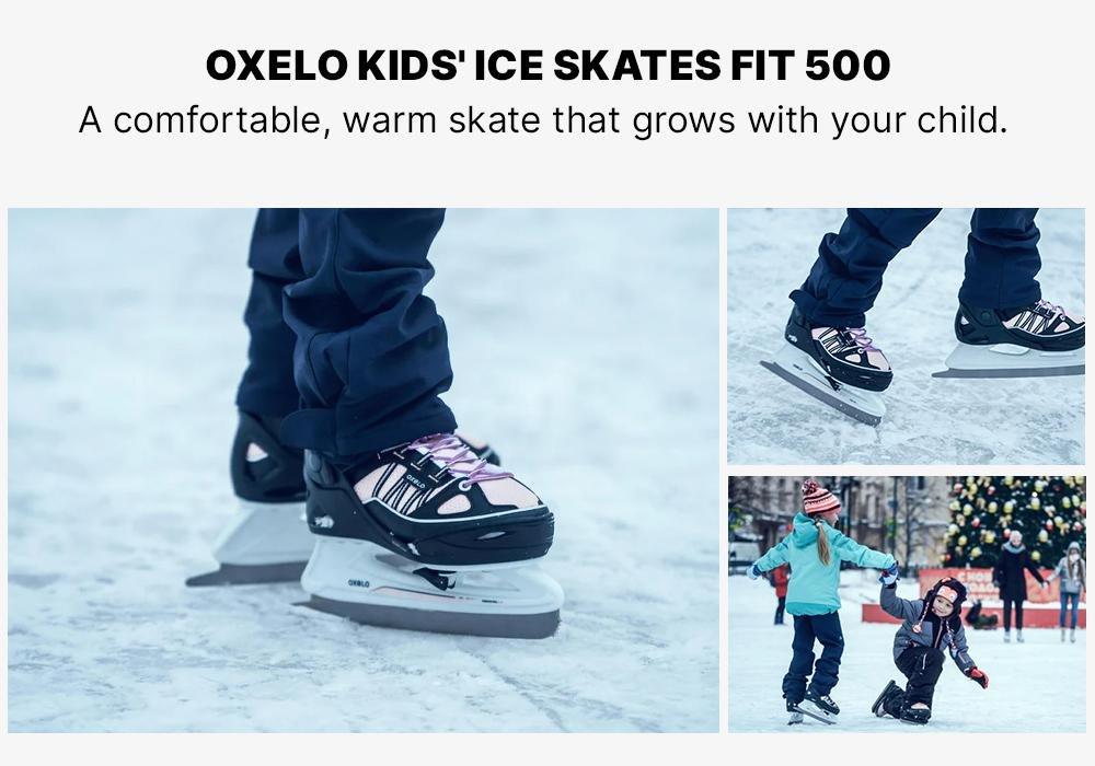 Kids Ice Skates Fit - 500, Pink, No Color, large image number 18