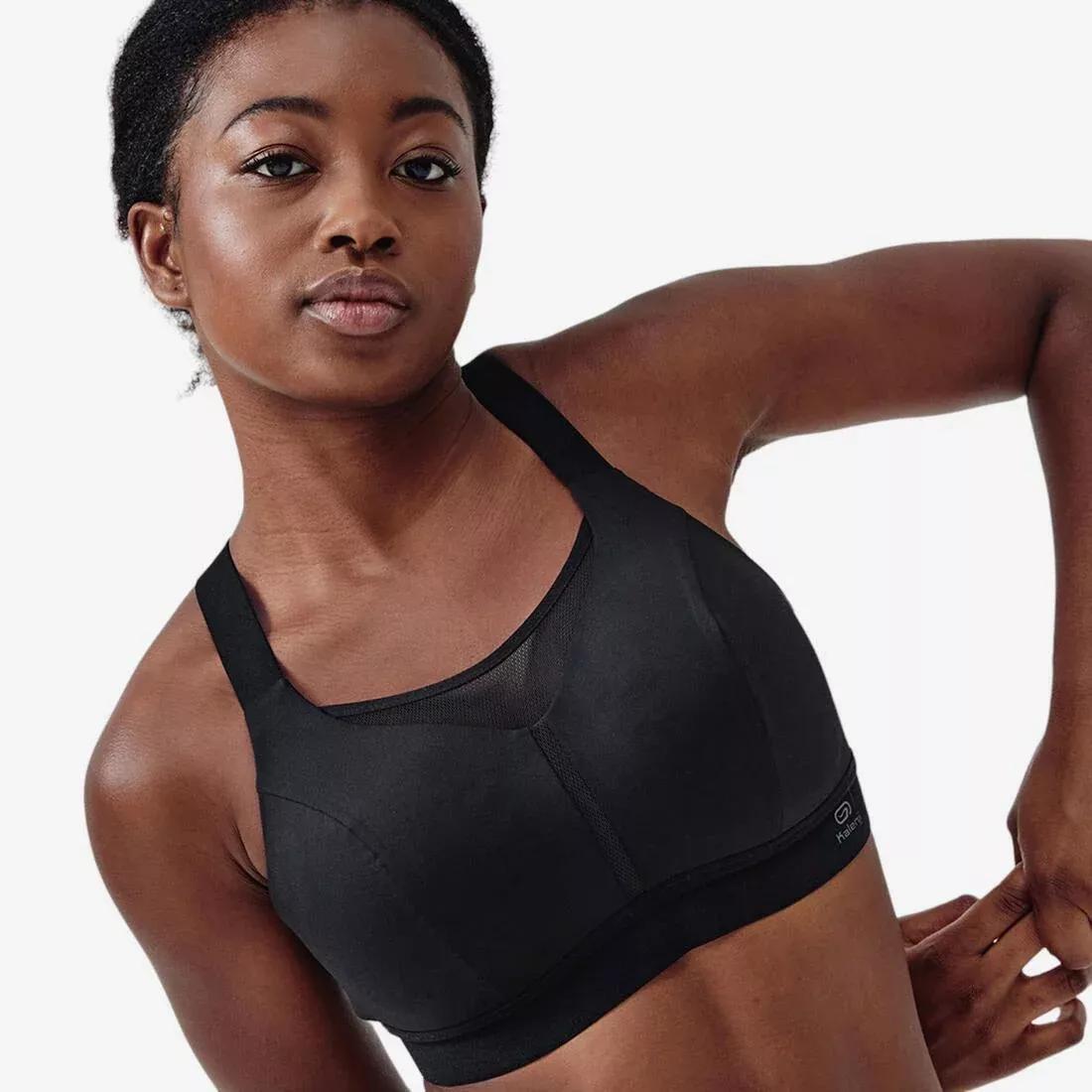 ComfortRunning Bra, Black, , large image number 0