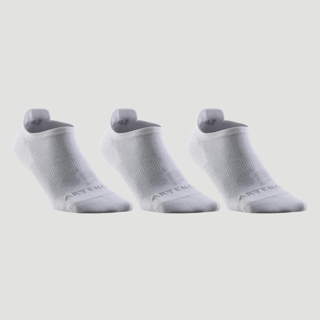 Unisex Tri-Pack Sports Socks, Black, No Color, large image number 5