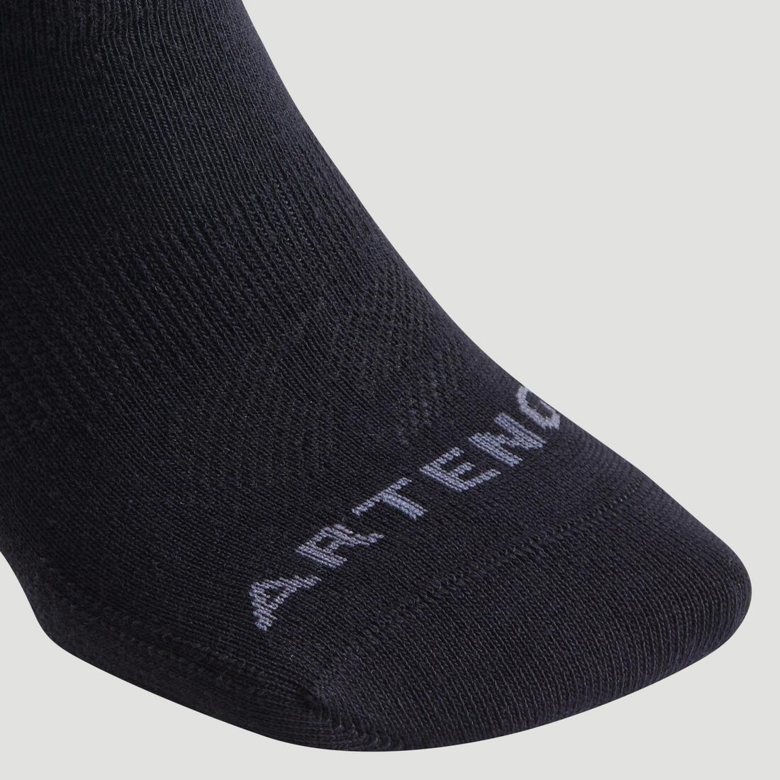Unisex Tri-Pack Sports Socks, Black, No Color, large image number 12